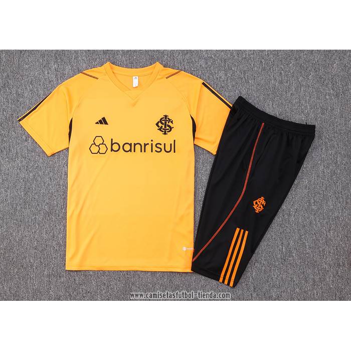 Chandal del SC Internacional 2023 2024 Manga Corta Naranja - Pantalon Corto